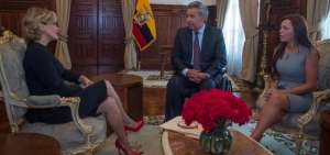 Moreno y Viteri dialogaron sobre lucha contra las drogas