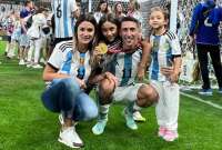 Esposa de Ángel Di María revela el chat que tuvo con él un día antes de la final de Qatar 2022