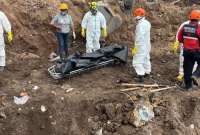 Autoridades continúan con la búsqueda de cuerpos en Alausí