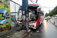 Accidente de tránsito en avenida Maldonado provocó cierre de carriles