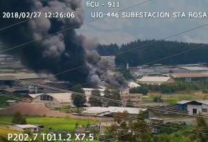 Imagen captada por las c&aacute;maras del ECU911.