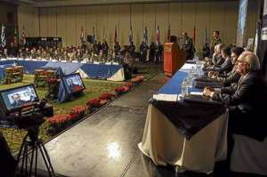 En la VIICumbre de Ameripol participan los 30 pa&iacute;ses que la integran y 21 representantes de organismos. Foto: &Aacute;lvaro P&eacute;rez / El Telegrafo
