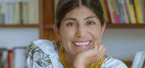 Paolina Vercoutere Quinche, de la  Plataforma Nacional de Mujeres 