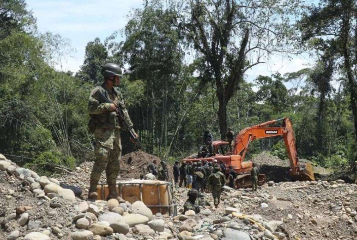 La Cámara de Minería respalda operativo del Gobierno contra la minería ilegal en Imbabura