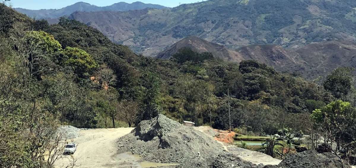 Sector de Malvas, Zaruma, donde se ubica la mina Goldmins.