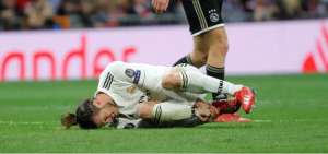 Bale es uno de los afectos, tras padecer un esguince de tobillo.