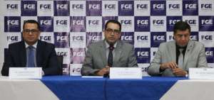El fiscal general del Estado (e), Pa&uacute;l P&eacute;rez, durante la rueda de prensa.
