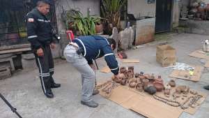 Piezas patrimoniales fueron decomisadas en museo privado de Riobamba