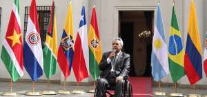 Las declaraciones del presidente Len&iacute;n Moreno las efectu&oacute; previamente a la ceremonia de suscripci&oacute;n del acuerdo de constituci&oacute;n del nuevo organismo regional Prosur.