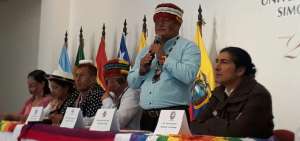 La dirigencia de la Conaie se reuni&oacute; este martes en Quito. Echaron a los funcionarios que fueron delegados por el Gobierno.