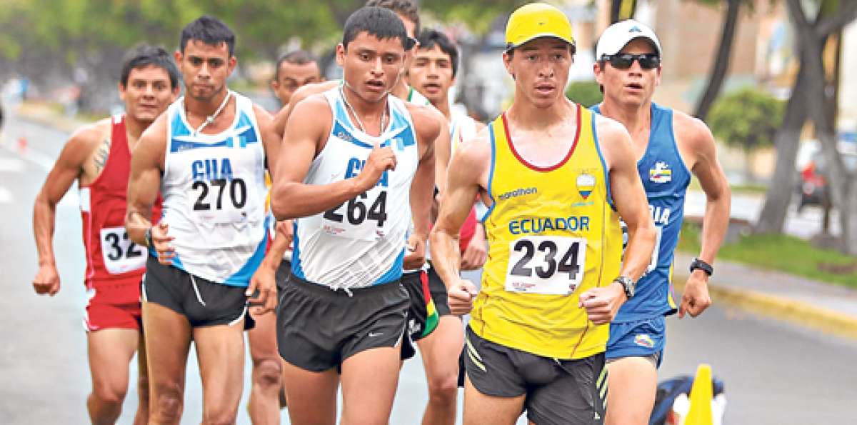 Mauricio Arteaga (234) correr&aacute; en los 35 km y buscar&aacute; la marca para competir en el Mundial de Atletismo. Foto: Archivo / El Tel&eacute;grafo
