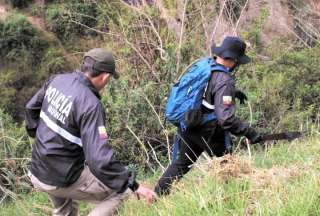 Policía avanza con las labores de búsqueda de María Belén Bernal