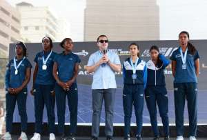 Daniel Noboa estuvo en la entrega de la obra