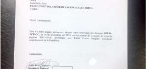 CC notific&oacute; al CNE el dictamen favorable de consulta popular por para&iacute;sos fiscales