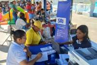 La ciudadanía puede acceder a múltiples beneficios a través de las Brigadas Móviles del SRI. 