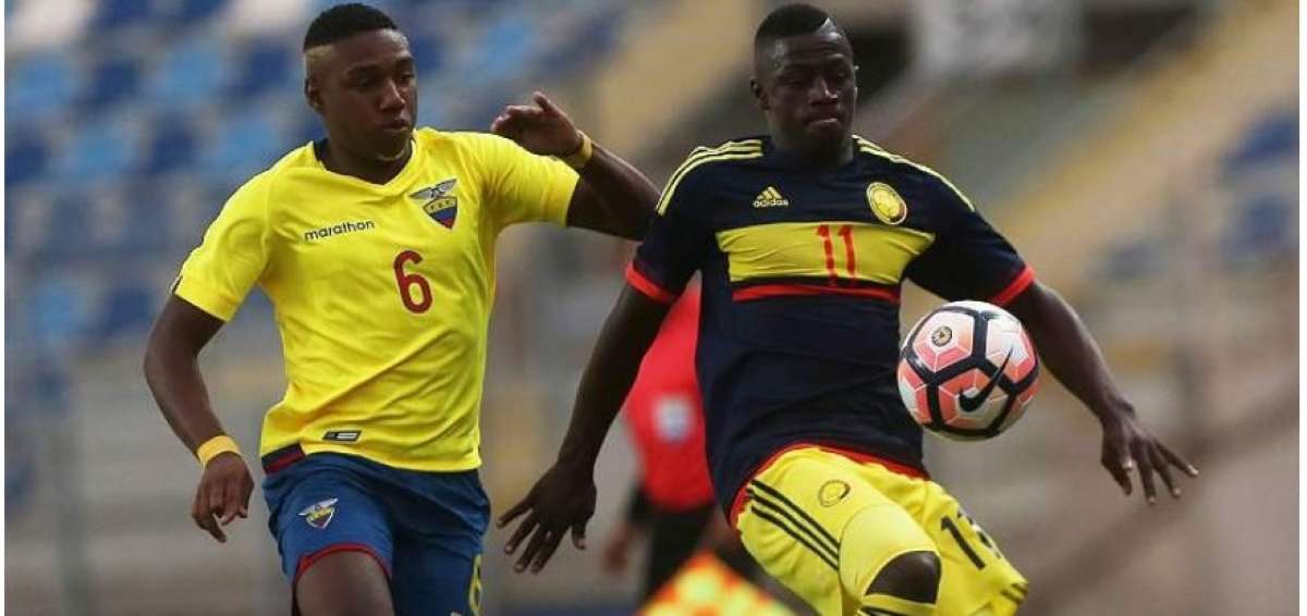 Ecuador cay&oacute; 2-1 con Colombia en su debut del Sudamericano Sub-17