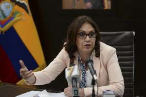 Nuria Buti&ntilde;&aacute;, titular de Dinardap, explic&oacute; la aplicaci&oacute;n de esta herramienta. Foto: Daniel Molineros / EL TEL&Eacute;GRAFO