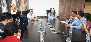 Las autoridades del Ministerio de Inclusi&oacute;n se reunieron con los representantes del Instituto T&eacute;cnico Bolivariano en Guayaquil.    