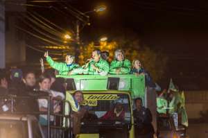 Recorrido del Presidente Rafael Correa y Alianza PAIS