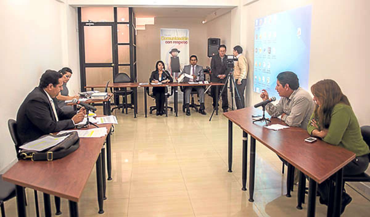 La Supercom realiz&oacute; la audiencia para analizar el segmento &lsquo;Nalg&oacute;metro&rsquo;, que es transmitido por TC Televisi&oacute;n. Foto: Marco Salgado.