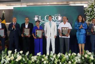 El presidente Daniel Noboa participó de los 141 años de provincialización de El Oro. 