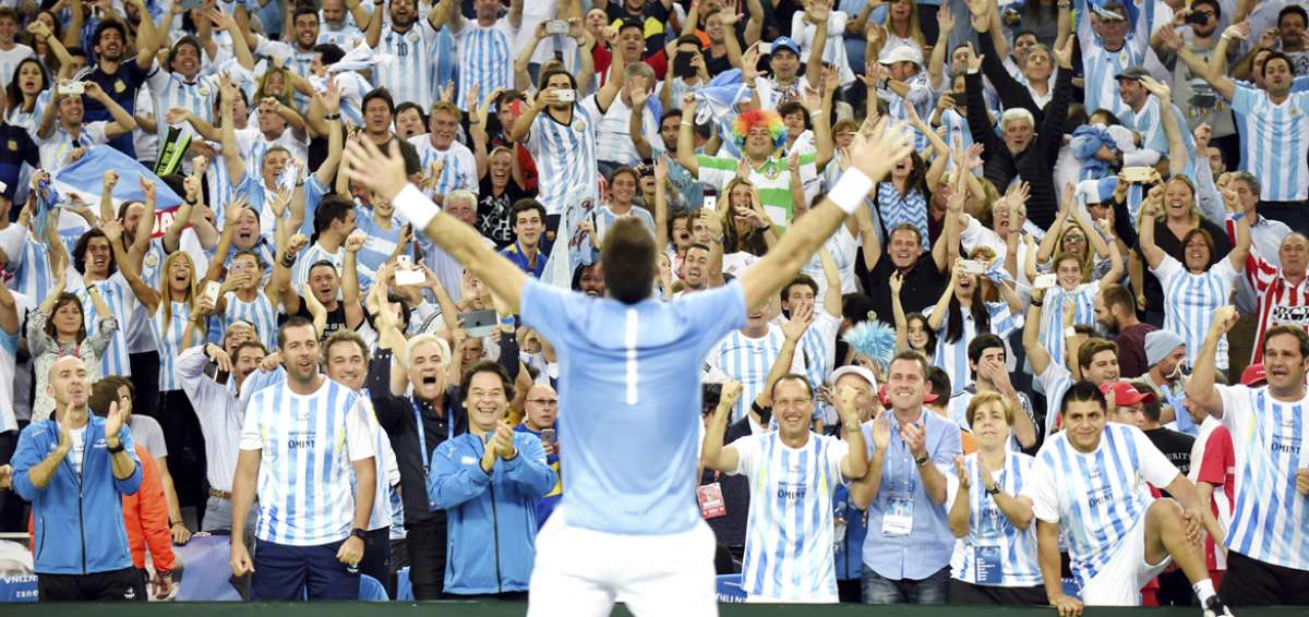 Tenistas argentinos celebran logro "hist&oacute;rico e impensado" en Copa Davis