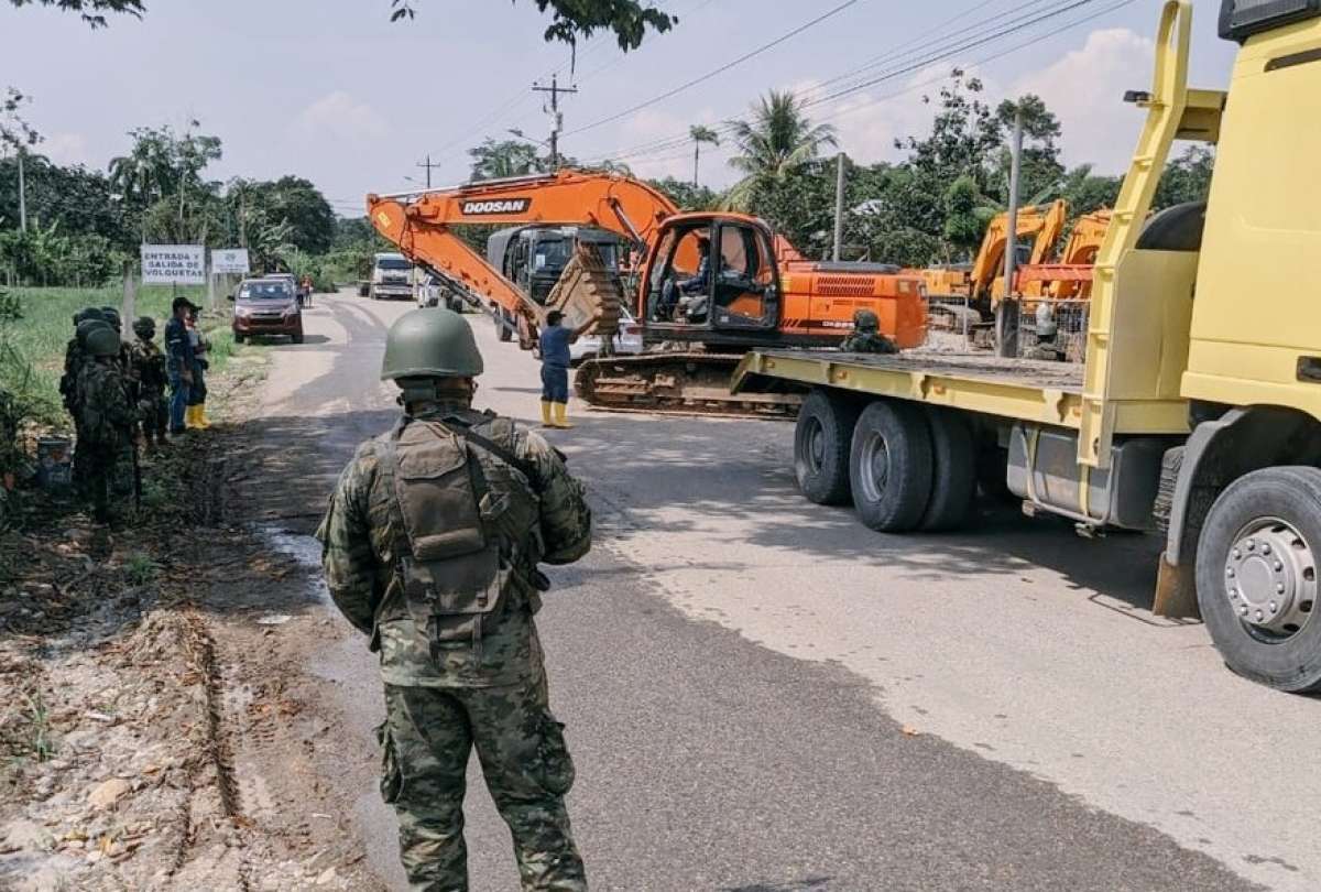Los operativos contra la minería ilegal generaron incautaciones de maquinaria pesada en la Amazonía