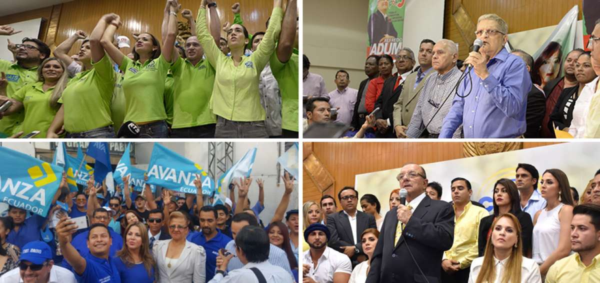 CNE Guayas recibi&oacute; a 4 fuerzas pol&iacute;ticas