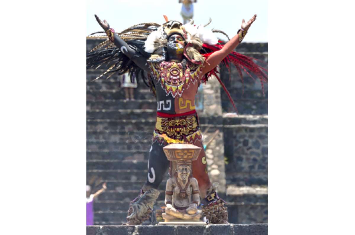 En las ruinas de Teotihuac&aacute;n tuvo lugar la ceremonia del fuego durante los Juegos Panamericanos.