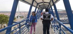 Los pr&oacute;ximos guardias que contrate la entidad se sumar&aacute;n al personal que ya opera en pasos peatonales de la v&iacute;a Perimetral y avenida Narcisa de Jes&uacute;s.
