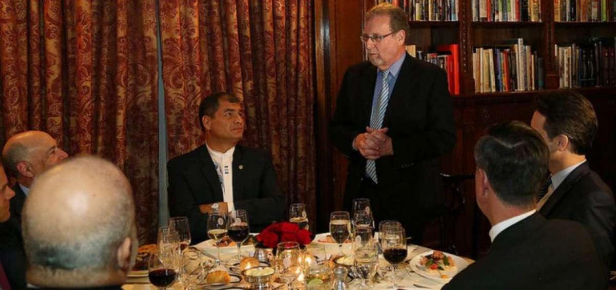 Presidente Correa se reuni&oacute; con inversionistas tur&iacute;sticos en Nueva York
