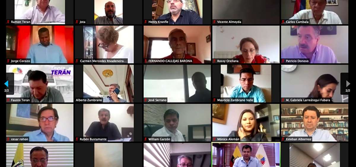 El pleno de la Asamblea se instal&oacute; mediante videoconferencia para discutir las reformas a la ley humanitaria. 