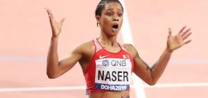 La deportista Salwa Naser gan&oacute; la competencia de los 400 metros planos y logr&oacute; el mejor registro en la prueba en los &uacute;ltimos 34 a&ntilde;os.