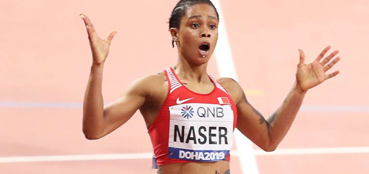 La deportista Salwa Naser gan&oacute; la competencia de los 400 metros planos y logr&oacute; el mejor registro en la prueba en los &uacute;ltimos 34 a&ntilde;os.