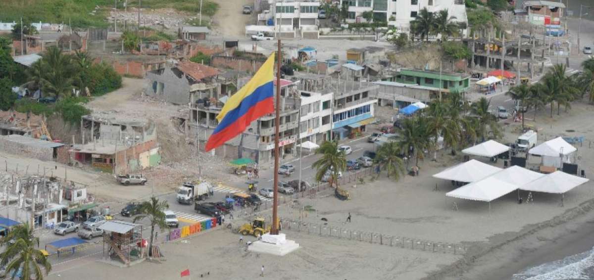 Pedernales fue una de las zonas m&aacute;s afectadas por el sismo del 16 de abril pasado.