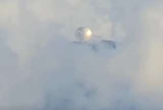 La esfera flotante sobre el volcán Pico de Orizaba asustó a los usuarios de redes sociales