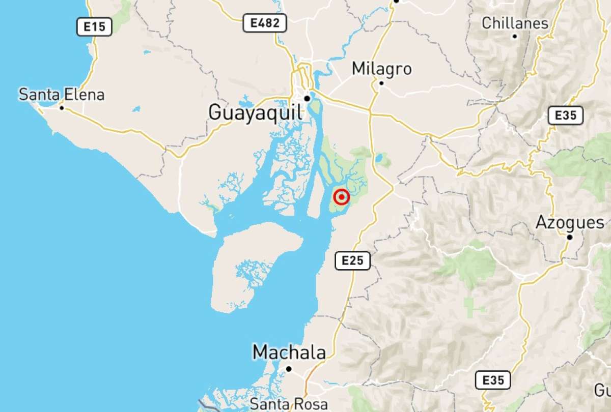 Temblor se registró en Guayas este sábado