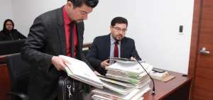 El fiscal del caso, Jos&eacute; Eduardo Maldonado, durante la audiencia de formulaci&oacute;n de cargos. 