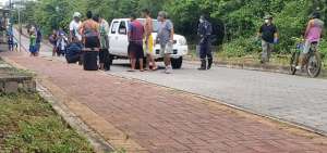 Por una denuncia ciudadana fue capturado Luis Eduardo D. P. en el barrio la Cascada, de la Isla Santa Cruz, por la muerte de J&eacute;nnifer Haz.