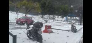 As&iacute; lucen las calles en donde se registr&oacute; la granizada. 