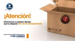 Correos del Ecuador aclara que servicio 4x4 no ha desaparecido