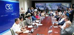 La reuni&oacute;n se realiz&oacute; en la Corporaci&oacute;n de Seguridad Ciudadana de Guayaquil.