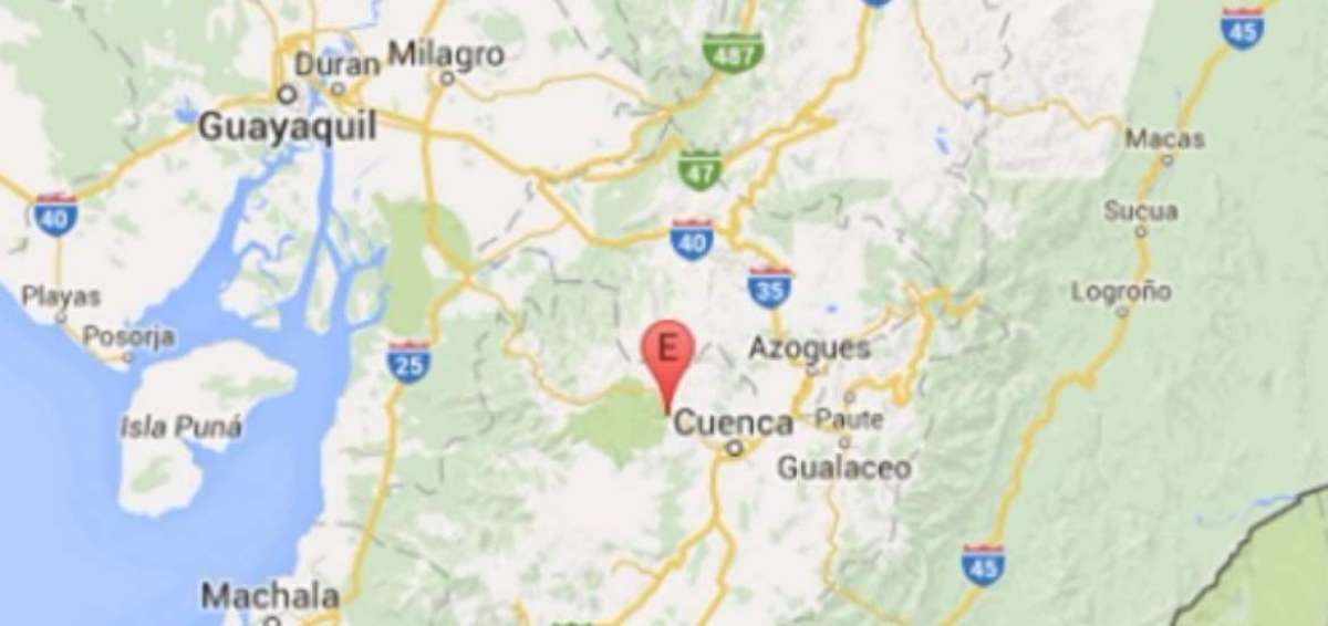 IG report&oacute; sismo de 4,9 grados en Cuenca