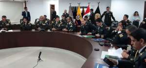 Altos mandos policiales de Ecuador y Per&uacute; se re&uacute;nen en Quito