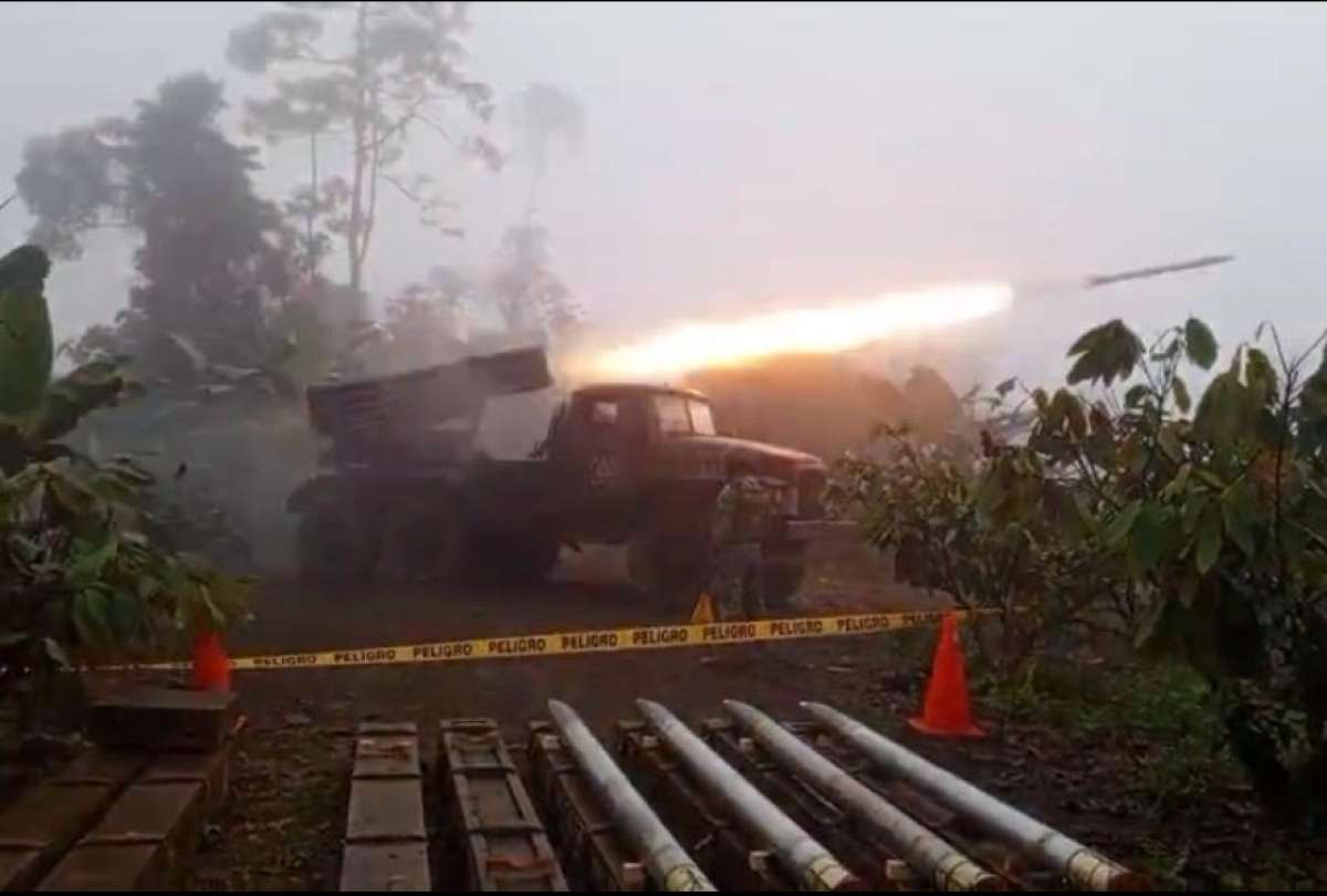 1.500 militares participaron en el operativo.