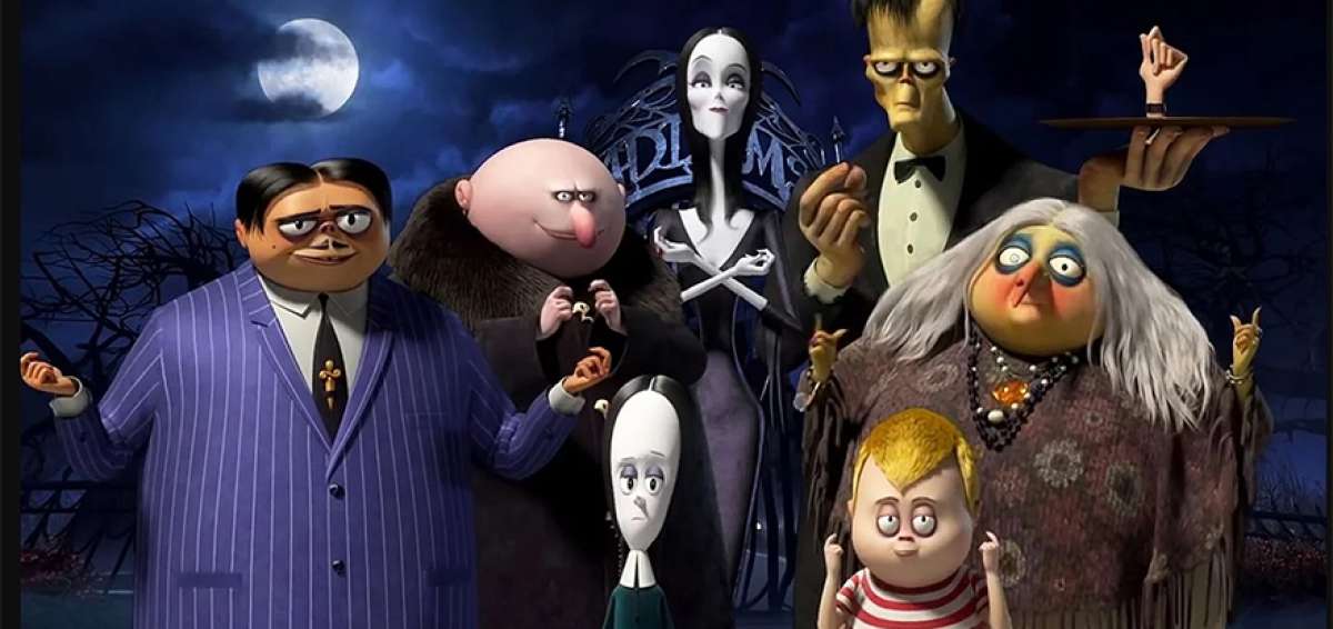 Los personajes originales est&aacute;n retratados en esta versi&oacute;n. Morticia, Mi&eacute;rcoles, Pugsley y F&eacute;tido Addams, el t&iacute;o Lucas y Largo, el mayordomo. 