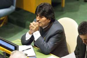 Evo Morales, presidente de Bolivia. Foto: AFP