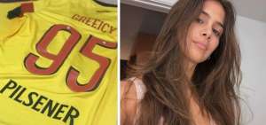 La colombiana Greeicy se mostr&oacute; emocionada por ser parte de la Noche Amarilla.