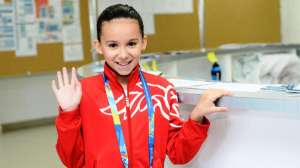 Tareq entrena cinco veces por semana, dos veces al d&iacute;a, ma&ntilde;ana y tarde, encajando sus sesiones con las clases en el colegio. Foto: Internet