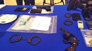 Armas fueron incautadas durante el operativo. Foto: Ministerio del Interior